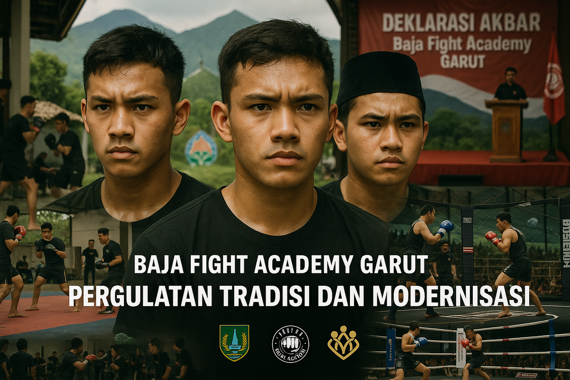 Baja Fight Academy Garut gelar acara: Konsolidasi, Deklarasi, dan Aksi untuk promosi bela diri.