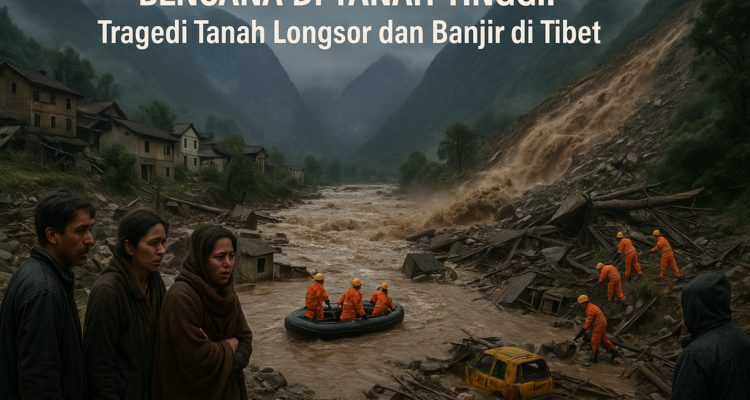Bencana iklim di Asia: banjir melanda Nepal, longsor terjadi di Tibet; alarm perubahan iklim.