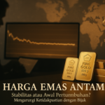 Harga emas Antam stabil, namun banyak sinyal pasar yang perlu diperhatikan untuk keputusan investasi.