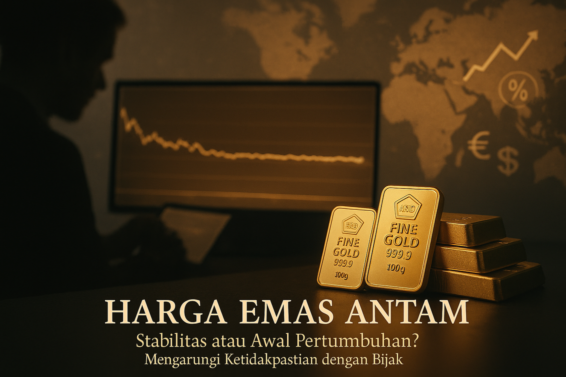Harga emas Antam stabil, namun banyak sinyal pasar yang perlu diperhatikan untuk keputusan investasi.