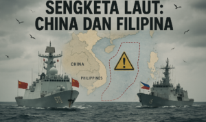 Ketegangan meningkat antara China dan Filipina di Laut Cina Selatan, menandai konflik regional.