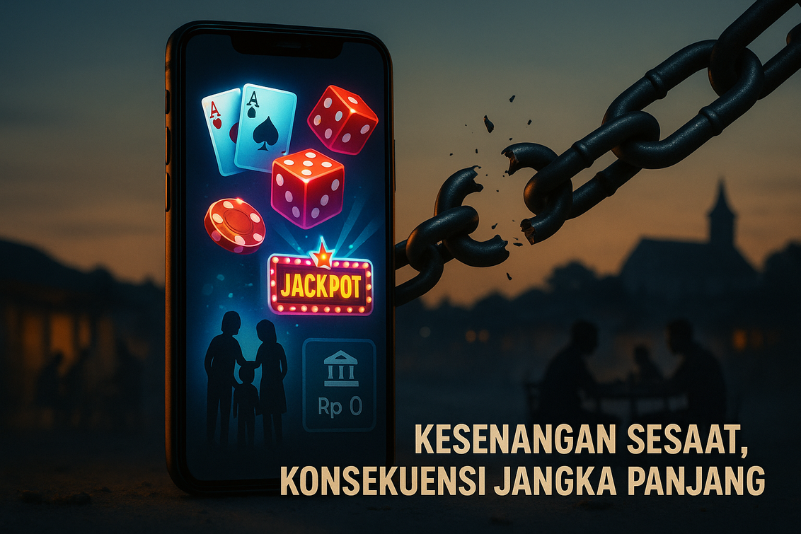 Judi Online: Praktis dan Menggiurkan, namun Memicu Resiko Kehilangan Besar.