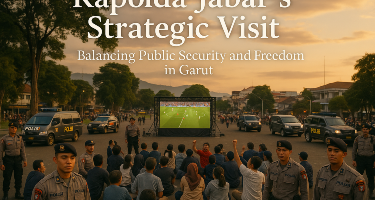 Kapolda Jabar siaga di Garut, pantau nobar dengan dinamika tinggi.