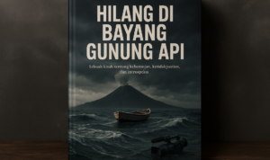"Misteri hilangnya tim liputan di perairan sekitar Gunung Anak Krakatau."
