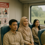 Nikmati perjalanan nyaman dan aman dengan kereta, tapi hindari buka pintu selama perjalanan!