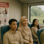 Nikmati perjalanan nyaman dan aman dengan kereta, tapi hindari buka pintu selama perjalanan!