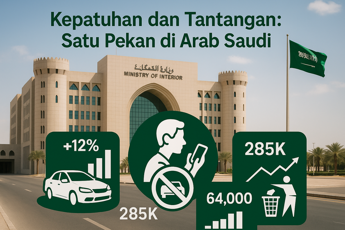 Krisis senyap: Banyak orang melanggar izin tinggal di Arab Saudi, memicu masalah sosial dan legal.