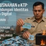 Pemusnahan e-KTP untuk amankan data warga, cegah penyalahgunaan identitas.