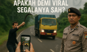 Polsek Cibalong soroti konten celurit; viralitas dan dampaknya jadi perbincangan.