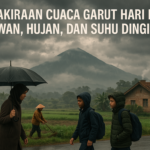 Prakiraan Cuaca Garut: Hujan, berawan, suhu dingin hari ini.