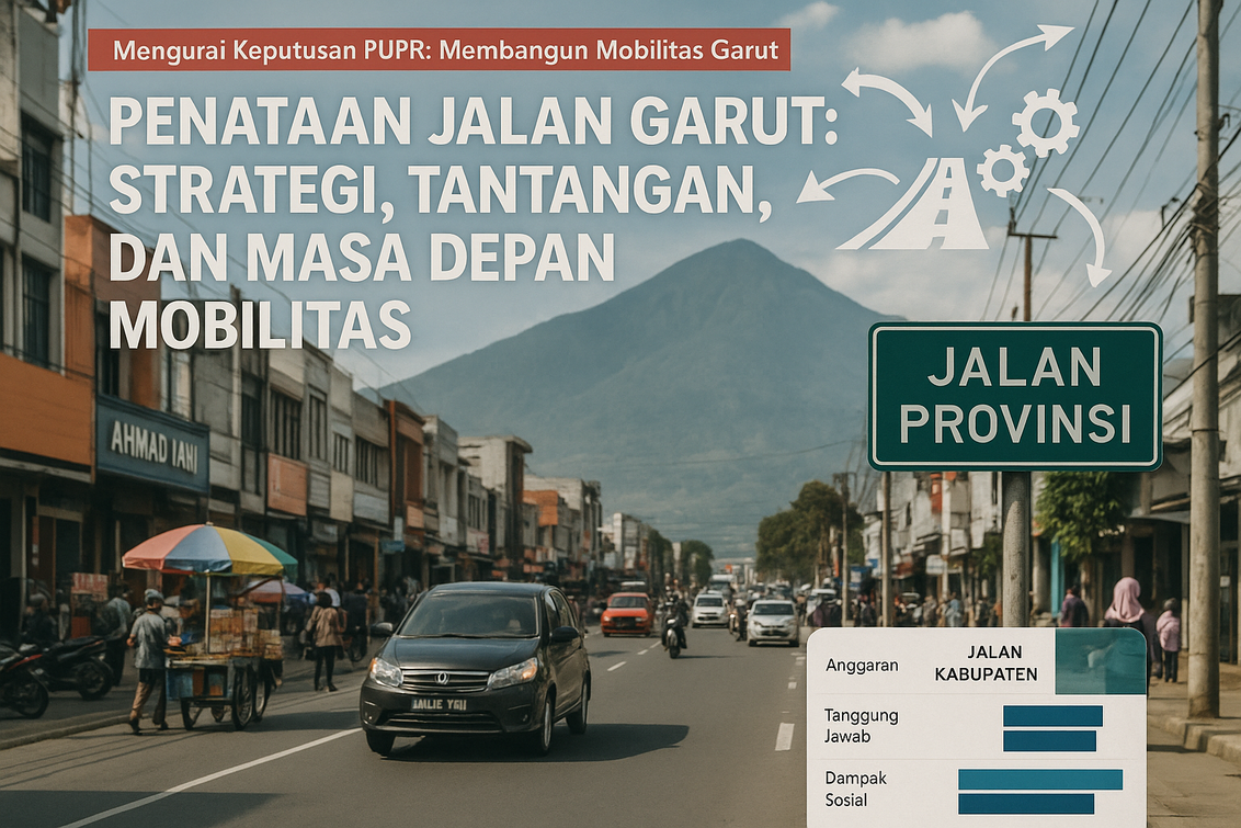 Strategi PUPR Garut mengubah status jalan kabupaten tingkatkan akses dan konektivitas lokal.