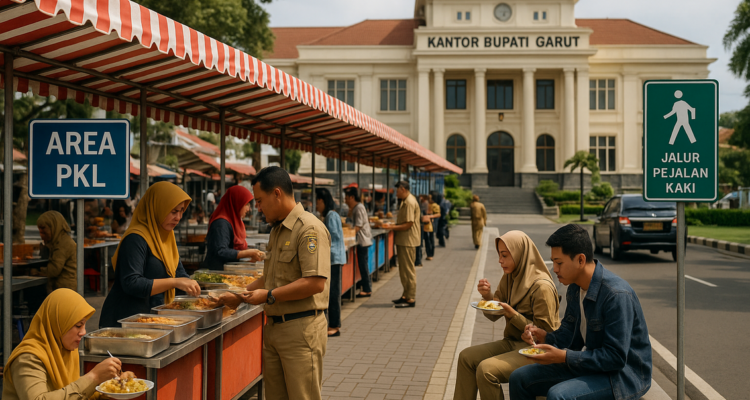 Revitalisasi PKL Garut: Ruang Publik Baru, Perubahan Wajah Kota, Peran ASN dalam Transformasi.